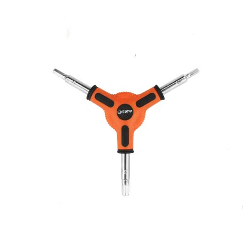 3-Way Hex Wrench Set - 4mm, 5mm, 6mm Bicycle Repair Tool