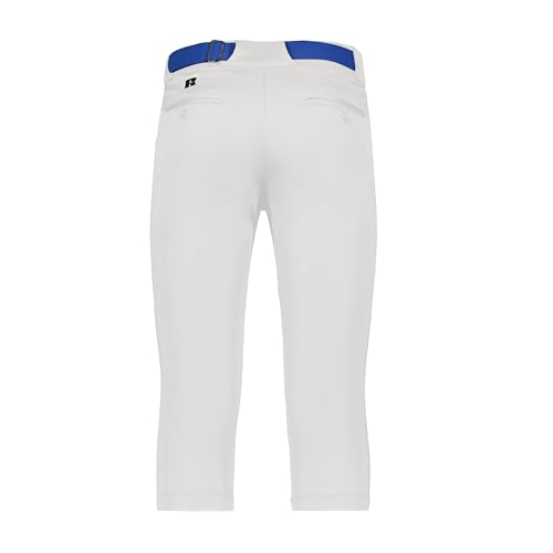 Russell Athletic Girls On Deck Softball Knicker Medium White with Belt Loops & Pockets