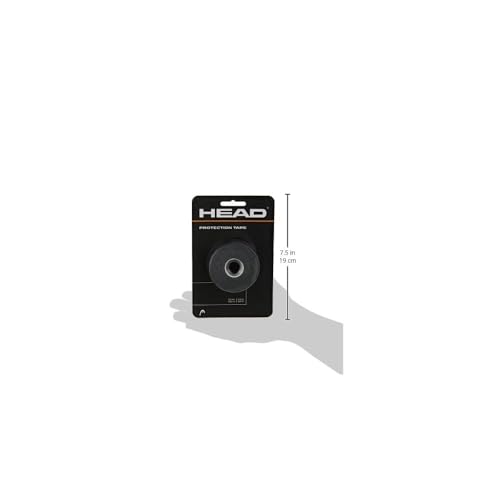 Racquet Protection Tape - 16 ft, Black, One Size