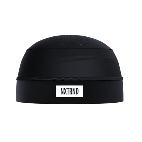 Football Skull Cap - Lightweight Breathable Beanie - One Size Black