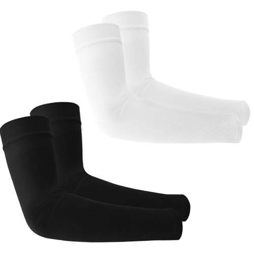 Compression Arm Sleeves for Sun Protection - Black & White