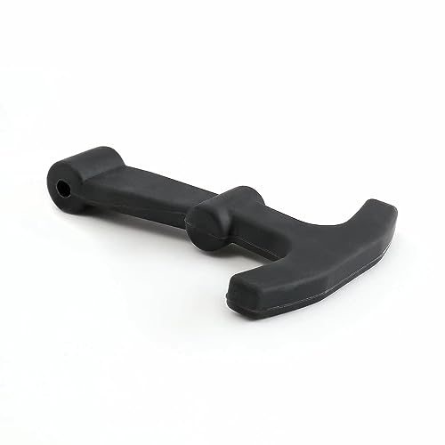 Cooler Replacement Lid Latches - Durable Rubber T-Latch, 2 Pack, Black