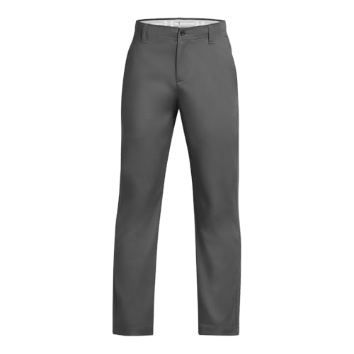 Under Armour Kids Boy's Showdown Pants Medium Castlerock Halo Gray - Activewear