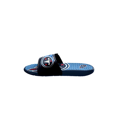 Tennessee Titans Colorblock Big Logo Slides - 4-5