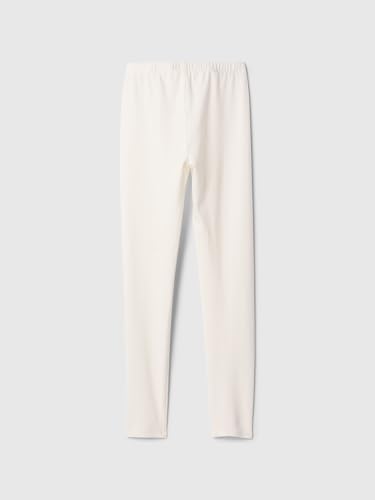 GAP Girls' Legging Pants Medium Off White | Kids Activewear
