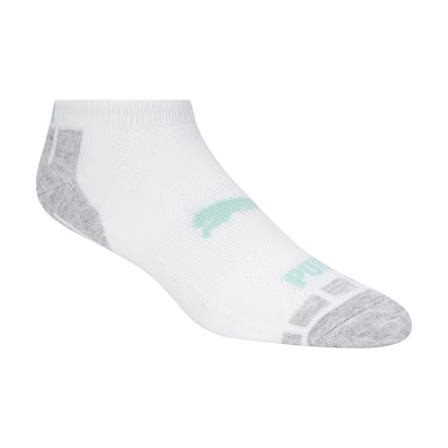 PUMA Kids' 10 Pack Low Cut Socks Peach 9-11 Active Children's Socks