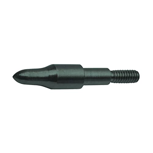 125 Grain Steel Screw-in Archery Practice Field Tips - 12 Pack