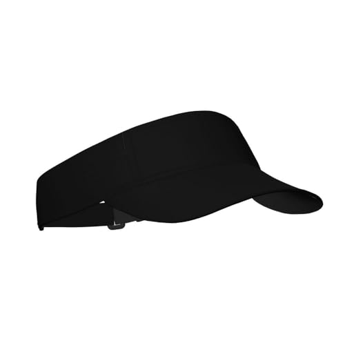 Personalized Sun Visor Hat - Custom Text & Photo - Black