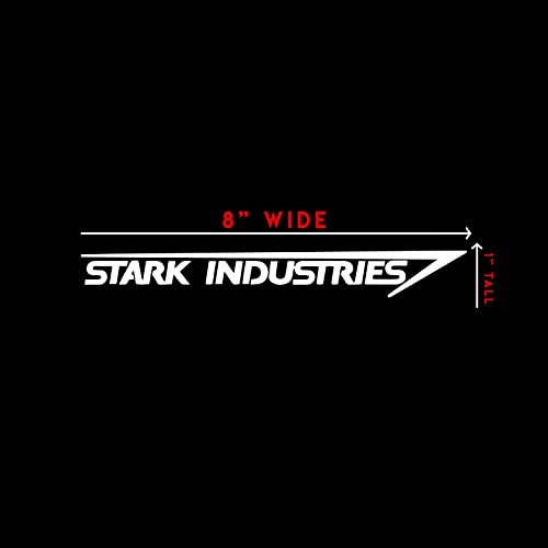 Stark Industries Vinyl Sticker Decal - 8" Wide x 1" Tall