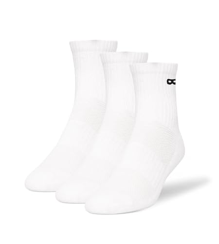 Men's BOWO Cushion Ankle Socks - Comfortable Athletic Socks for Men