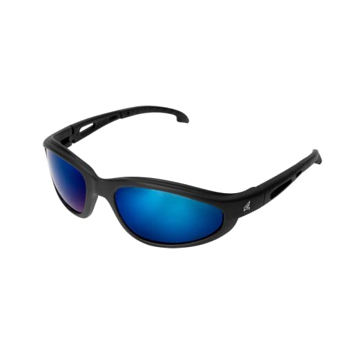Dakura-Blk Frame/Polarized Aqua Blue Mirror Lenses