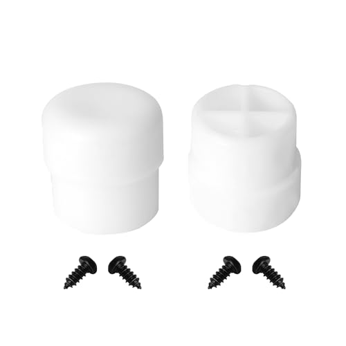 Replacement Plastic Tips for Razor Crazy Cart - White (Set of 2)