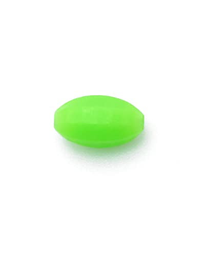 Glow Fishing Bead Oval Bait - Luminous Line Stopper 2.5mm, 50pcs