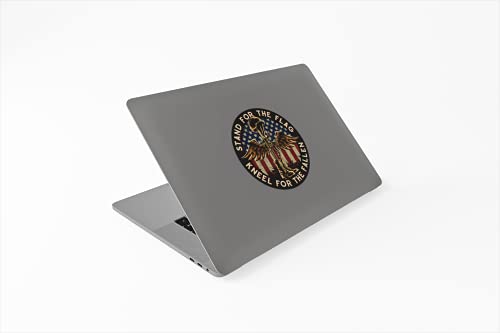7-Inch Battlefield Cross Patriotic Decal Sticker - Variation 1
