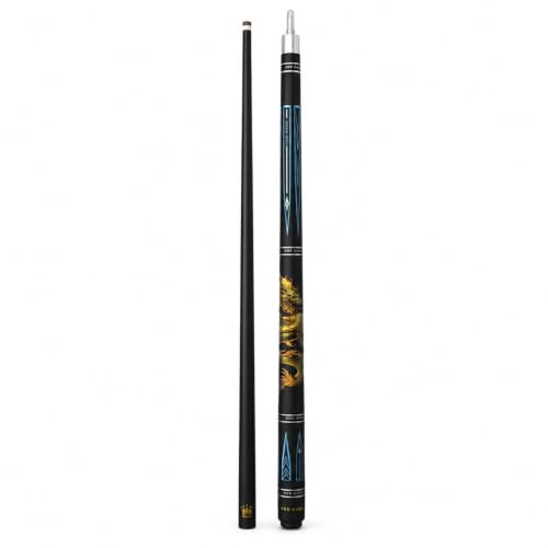 Cue-King Dragon Pool Cue 10.5mm Solid Wood Fiberglass Unilock Joint