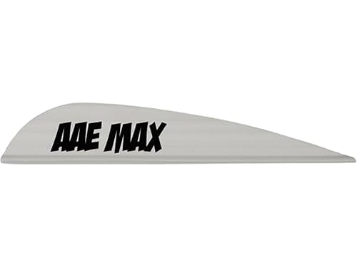 Max Stealth Vanes for Fletching Arrows - 50 Count, White