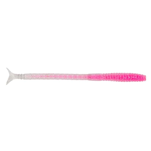 Eye-Candy Nightcrawler Bait - Pink Silver, 6 Inch