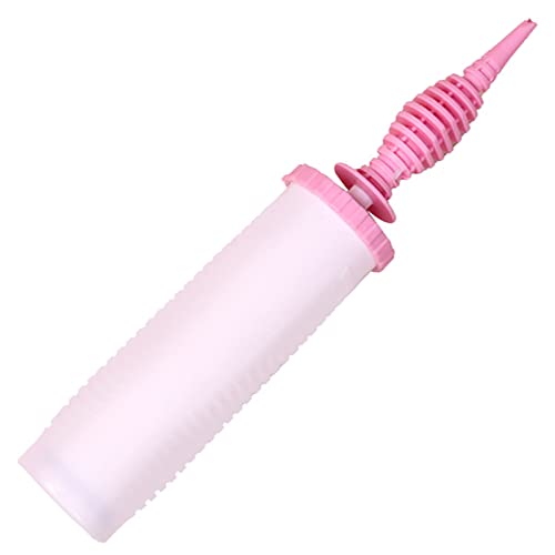Handheld Balloon Pump - Dual Action Inflator for Balloons - Pink