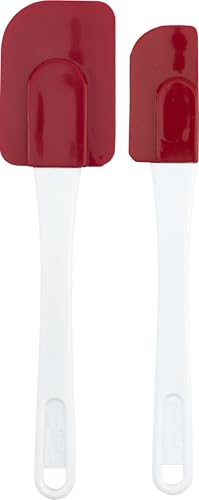 Silicone Spatula Set - Heat Resistant Kitchen Scrapers, 2-Pack