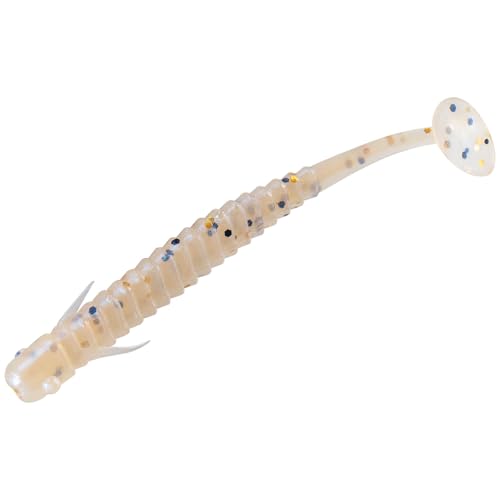 3'' Soft Plastic Swimbait Fishing Lure - 10 Pack - Pearl