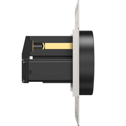 NEMA 6-50R Receptacle 50A Welder Wall Socket 250V 240V 220V Outlet Flush Mount Grounding Side Wired Industrial Grade for EV Charger Heater Plasma Cutters Electric Stove ETL Listed