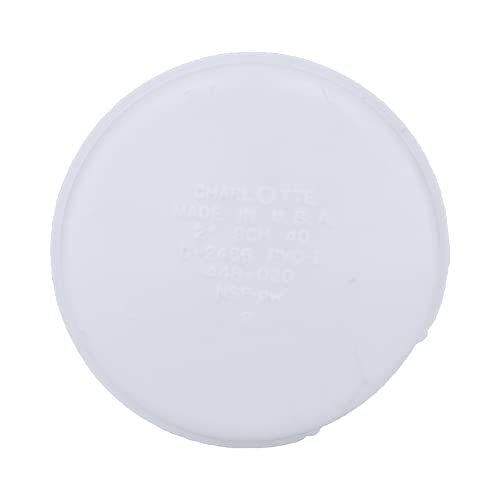 2-Inch PVC Schedule 40 Pipe Cap - FPT Pressure Fitting