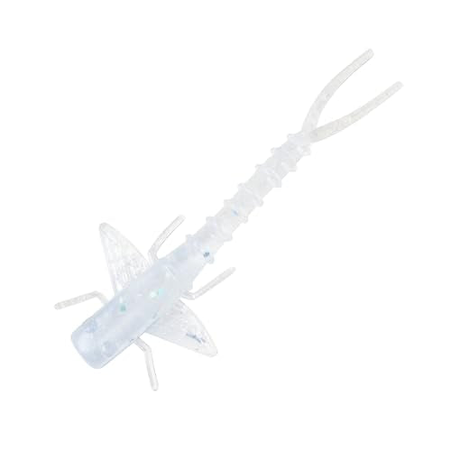 Itty Bit Mayfly Bait - Blue Ice, 1.25" - 20 Per Pack