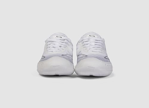 Performance White Cheer Shoes - Breathable Indoor Gym Sneakers for Women