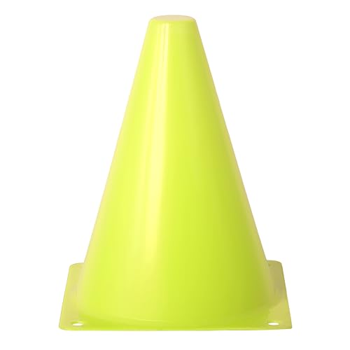 25 Pack Sports Training Cones - 7 Inch High Visibility Orange & Neon Yellow