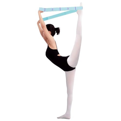 Durable 11 Loops Stretch Band for Yoga, Pilates, and Therapy - Blue