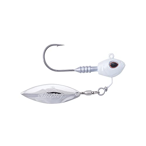 Underspin Fishing Jigheads - Pearl White / 4/0 - 1/4 oz