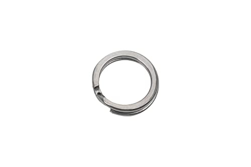 200PCS Stainless Steel Split Ring Lure Connectors with Pliers - 5-9mm