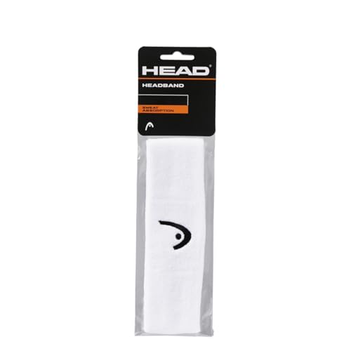 Performance Tennis Headband - Sweat Absorption - White