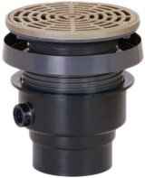 4" PVC Floor Drain W/Adjustable NB Strainer (Finish Line)