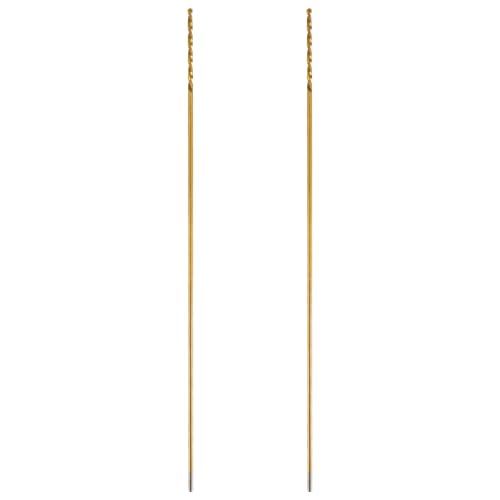 3/32" x 12" Extra Long Titanium Drill Bits - 2 Pack