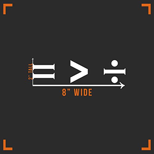 Equality Symbol Vinyl Decal Sticker for Car, Wall & Laptop - 8" x 2"