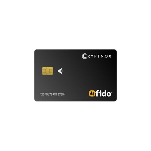 FIDO2 NFC Security Key Card ? FIDO2 Level 1 Certified ? Passwordless Login & 2FA via NFC or Contact ? Works with Windows, Mac, iOS, Android ? Ultra-Slim Tap-to-Login Card