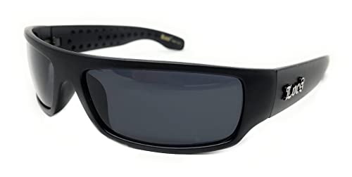 Hardcore Gangster Cholo Sunglasses - Narrow Rectangular Matte Black