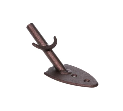 Big Game Skull Display Mount - Powder-Coated Steel - Brown