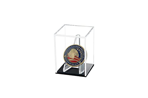 Championship Ring Display Case - 2.7 x 2.7 x 3.5 Inches, UV Protection