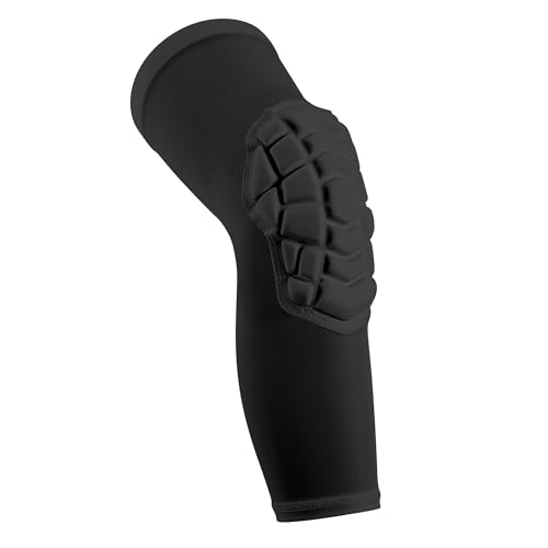 Compression Knee Pads for Basketball, Wrestling, Volleyball - Medium, Black