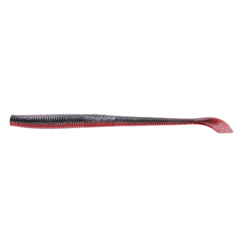 5" Kut Tail Worm Fishing Lure - 10 Pack, Red Shad