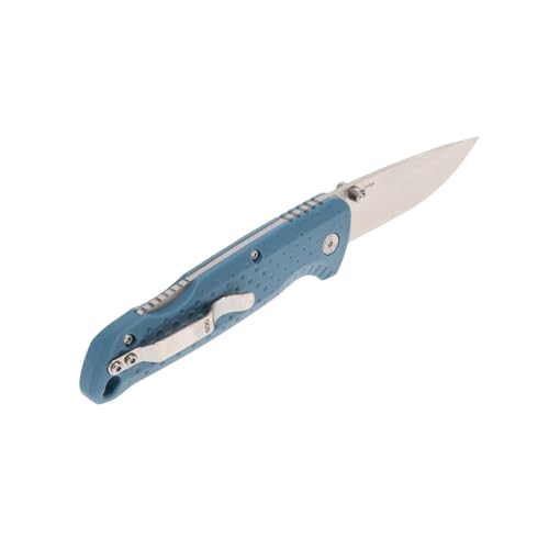 SOG Adventurer LB 3-Inch Folding Knife Nordic Blue/Satin, CRYO Steel, Lock-Back, Portable Outdoor Tool