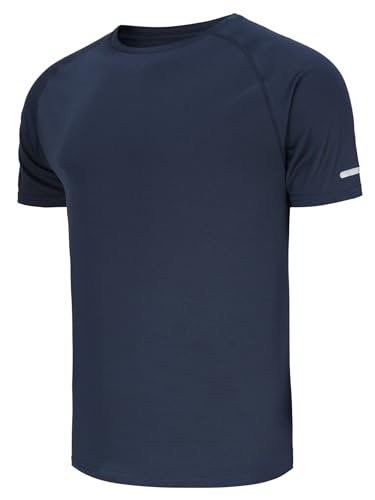 Men's Quick Dry Athletic T-Shirt - Medium / Z Navy Blue