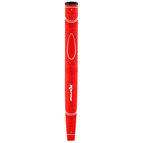 Midsize Putter Grip - Red | High-Traction Rubber Grip for Golf