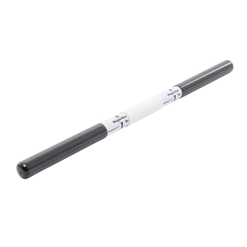 Sammons Preston 1 lb White Rehab Weight Bar – Non-Bendable PVC Tube, Textured Grip
