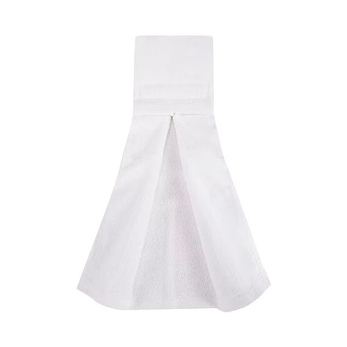 Cotton Football Towel - Soft & Absorbent - White