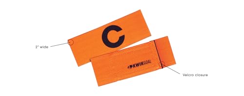 Captain Arm Band - Yellow, 2-Inch Wide with Velcro Closure