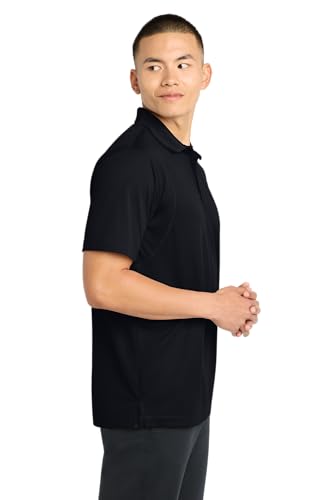 Micropique Sport-Wick Polo - Unisex - Medium / Black