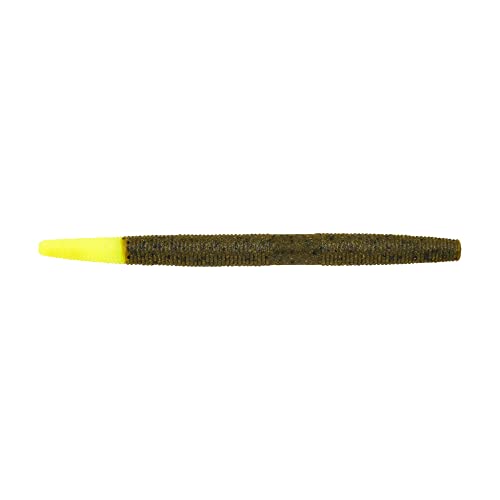 PowerBait MaxScent The General Soft Bait - Green Pumpkin/Chartreuse 5"